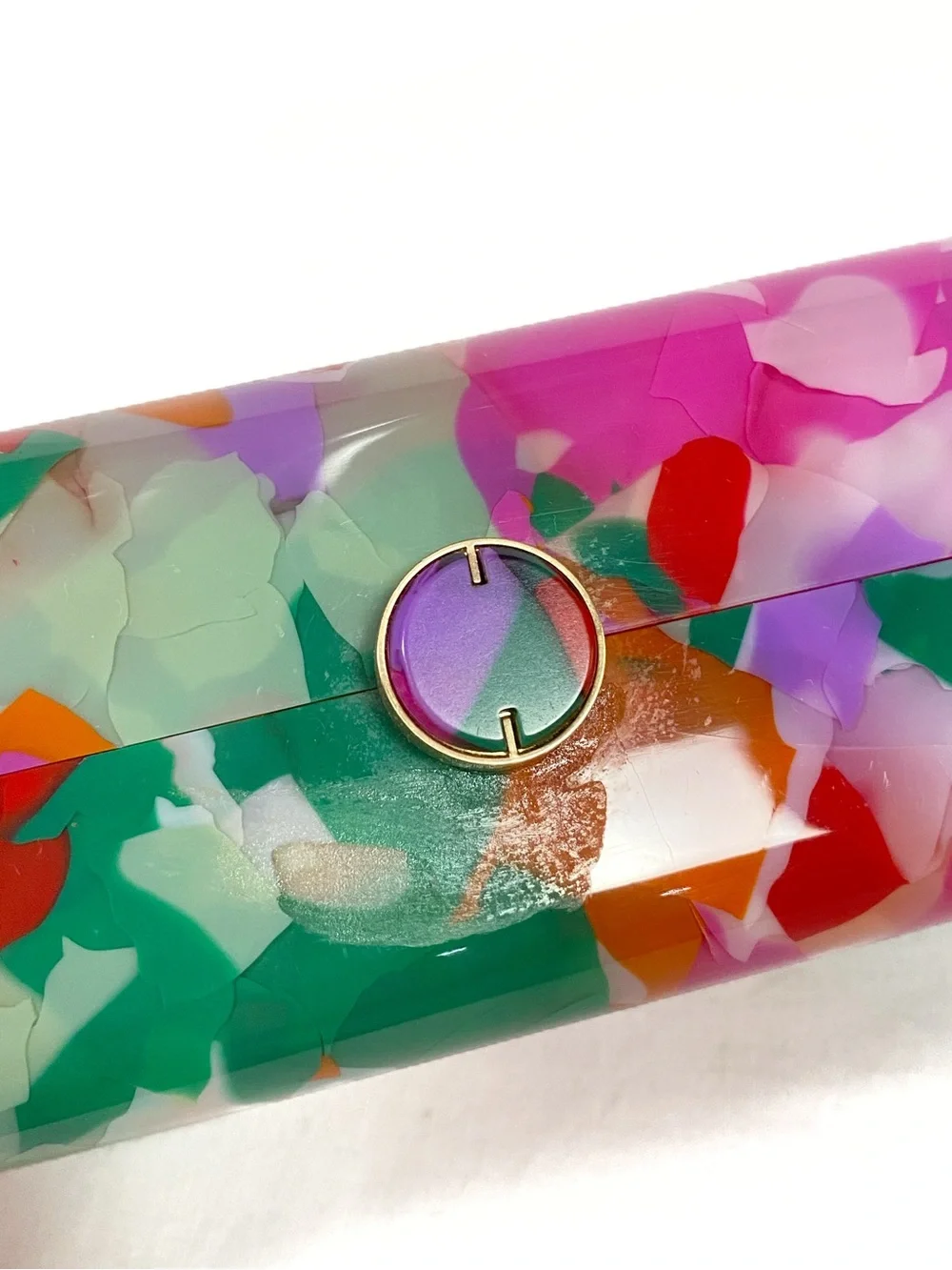 Cult Gaia Enid Clutch Abstract Garden